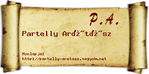 Partelly Arétász névjegykártya